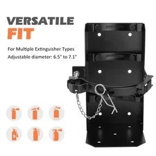 Metal Fire Extinguisher Bracket Holder Wall Mount For 20 lbs Fire Extinguisher