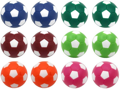 PGYUD Table Soccer Foosballs Replacement Balls Mini Multicolor 36Mm Official Foo