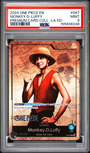 2024 ONE PIECE PREMIUM COLLECTION -LIVE ACTION EDITION- MONKEY D. LUFFY PSA 9