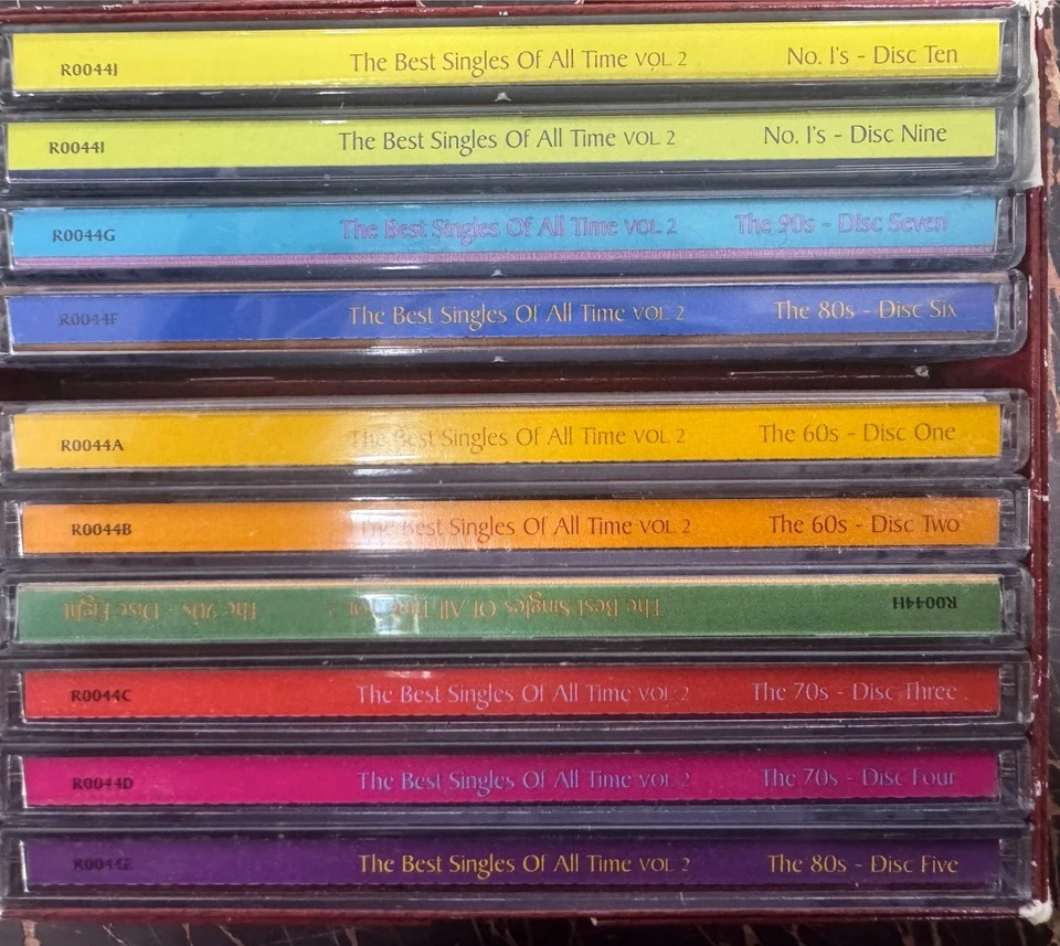 THE BEST SINGLES OF ALL TIME: 200 Classic Songs Vol. 2 10 x CD Box Set! - Изображение 3 из 3