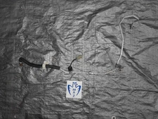 1985-1986  Toyota MR2 MK1 OEM AC line pipe piping  FRONT TRUNK FRUNK SWITCH AW11