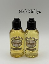 NEW 2X L'Occitane En Provence AMANDE Shower Oil Almond Travel Size 35ml/1.15oz E