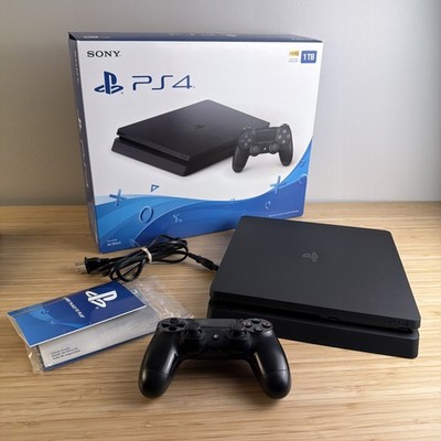 Sony PlayStation 4 Slim PS4 1TB Black Console Gaming System CUH-2215B