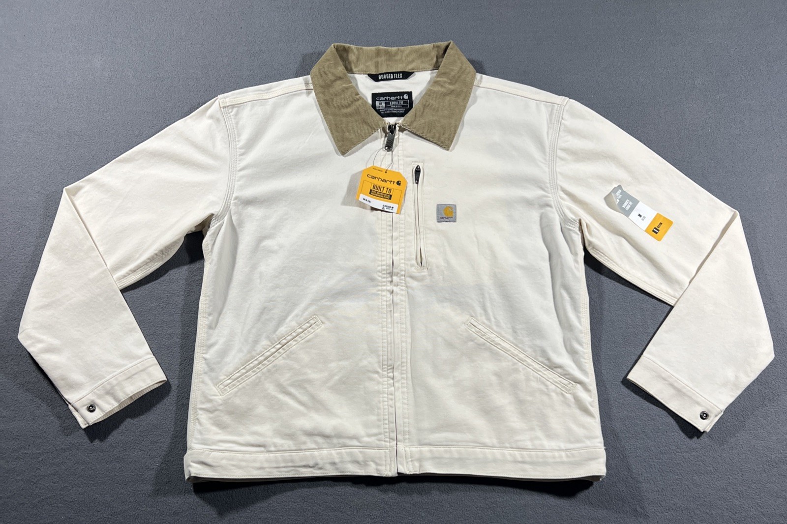 Carhartt Rugged Flex&reg; Detroit Jacket Women&rsquo;s Medium Cream