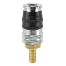 PARKER EZ-251-4HB Quick Connect,Socket,1/4" Body,1/4" Barb 30N321