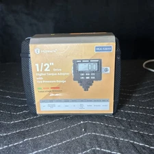 MULWARK 1/2" 3 Color Visual Signal Digital Torque Adapter with Tire Pressure ...