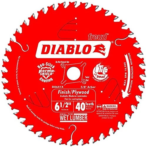 Hoja de sierra de corte Diablo D0641X 6-1/2" x 40 dientes acabado - Imagen 3 de 3