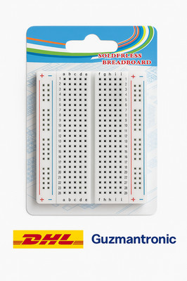 Lötfreies Mini Steckbrett 400 Punkte Weiß Breadboard Arduino Raspberry Pi