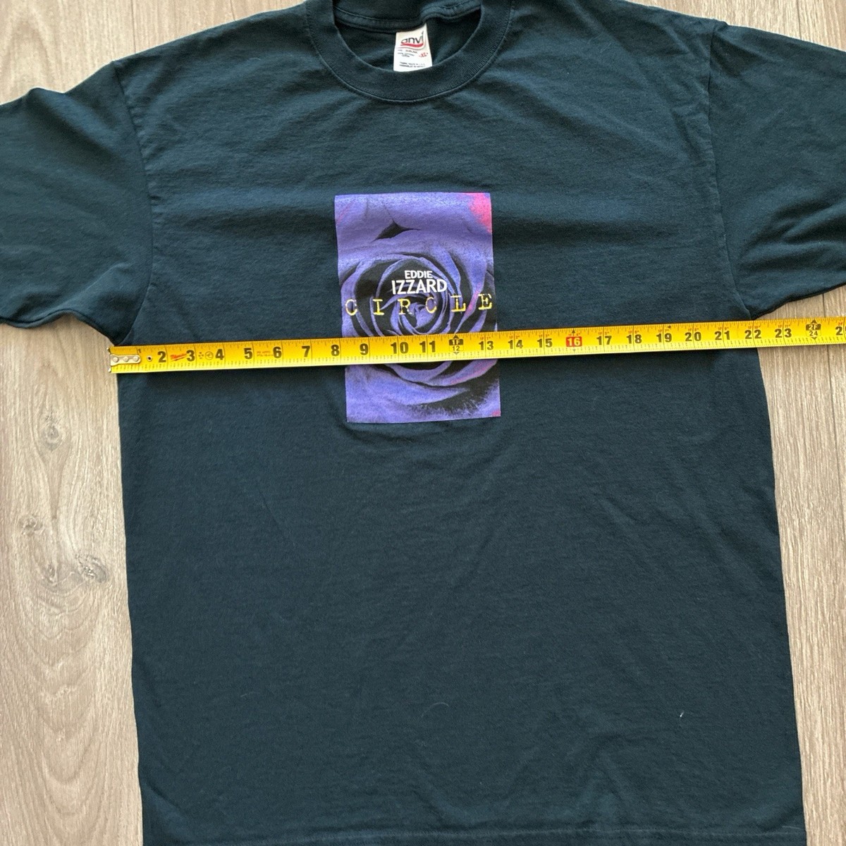 Vtg EDDIE IZZARD Circle 2000 Tour T-SHIRT Men XL Live Y2K Concert Standup Comedy View 4