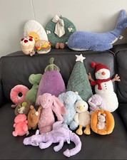 Jellycat Best-Sellers Collection: Whale Shark / Pigeon/ Christmas Wreath /etc UK
