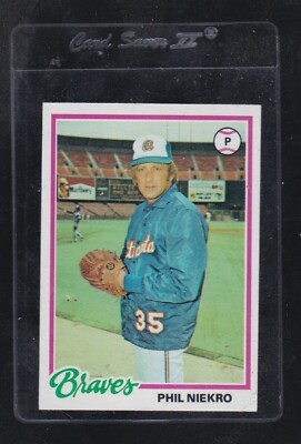 1978 TOPPS PHIL NIEKRO #10 SET BREAK SEE SCAN | eBay