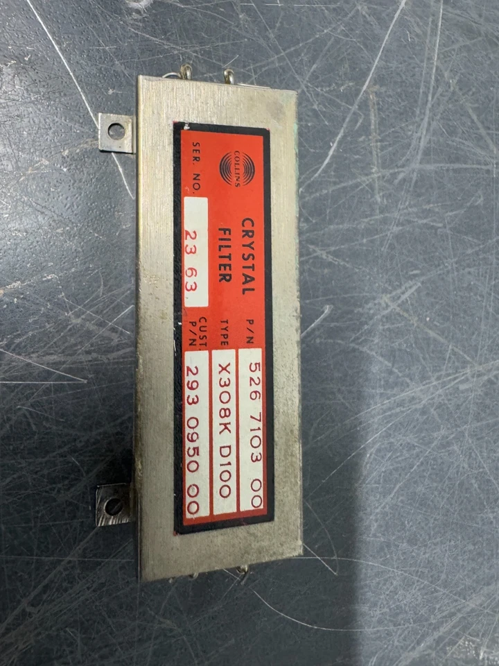 Collins 526 7103 00 Crystal Filter 308KD P/N 293-0950-00 - Image 2 of 4