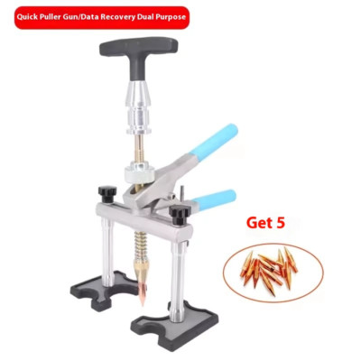 0-50mm Sheet Metal Puller Data Recovery Car Dent Repair Tool 360° Rotary Handle