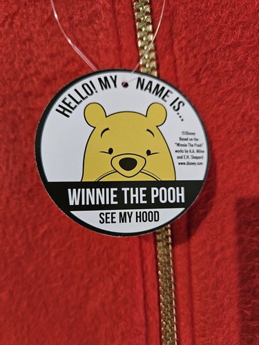 Pajamas PJs Costume Halloween Winnie The Pooh With Hood. SIZE 2X 18w-20w - Picture 3 of 6