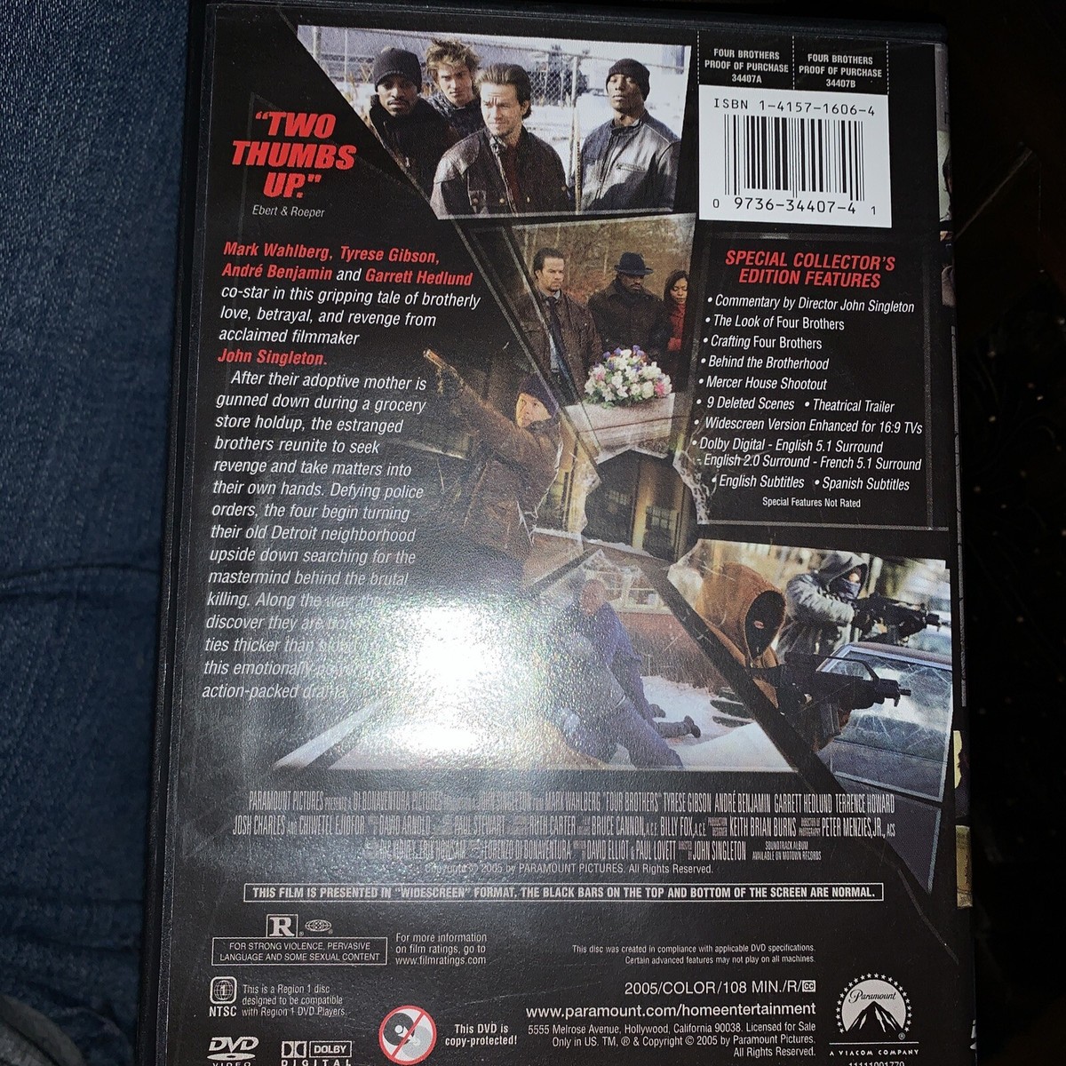 Four Brothers Widescreen Special Collectors Edition DVD - Former