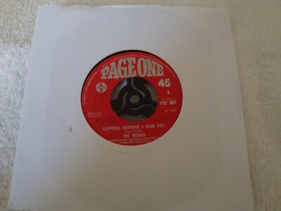 THE TROGGS  SURPRISE SURPRISE / MARBLES AND SOME GUM    VINYL 7''   Page One