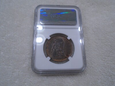 1898 Great Britain Penny KM790 NGC MS63 BN Queen Victoria Penny