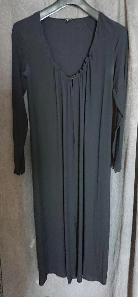Robe GUCCI manches longues femme taille 40 gris soie