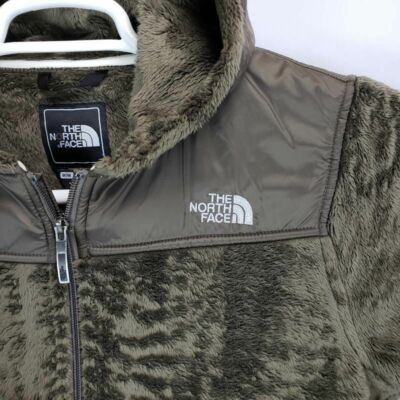 olive north face jacket