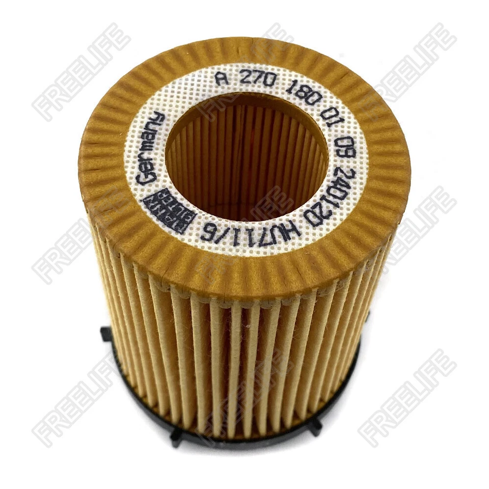 2 件装发动机机油过滤器套件适用于梅赛德斯-奔驰 GLB250 C300 A220 GLA250 GLC300 全新 — 第 4/4 张图片