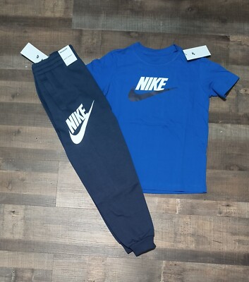 New! Boy's NIKE 2pc T-Shirt and Pants Outfit Size Youth Medium