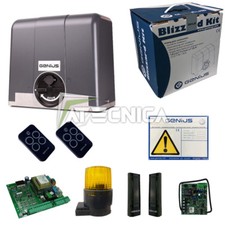 Kit motore cancello scorrevole 900kg automazione FAAC GENIUS KIT BLIZZARD 900 RC