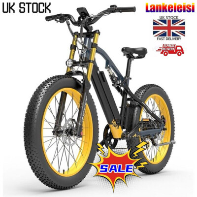 HOT Lankeleisi RV700 Electric Bike Wa1000 Mountain E-bike 16AH Adults  Bicycle UK