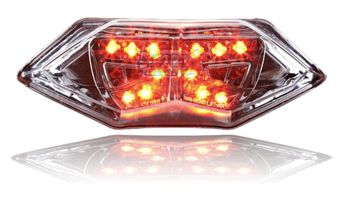 FIT Kawasaki Ninja 250R Ninja 300 Integrated LED TailLight CLEAR