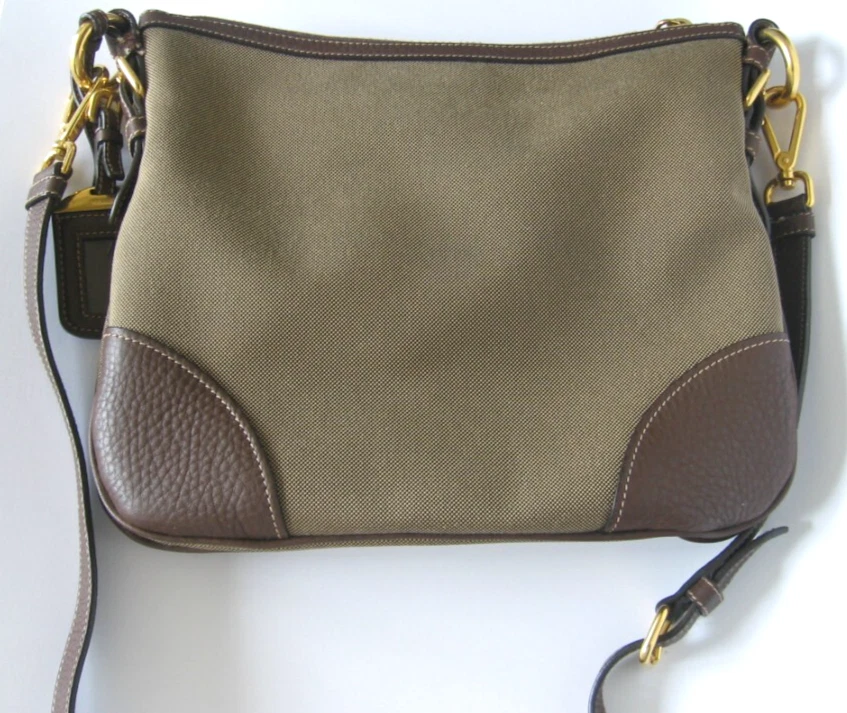 Prada Logo Jacquard BT0867 Umhängetasche beige braun Handtasche Leder Tasche - Bild 4 von 4