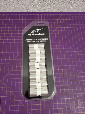 Alpinestars Ersatzfilm für Roll-Off-System Wide-Vision 8er Pack Transparent