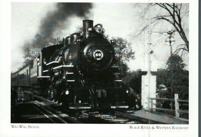 *NJ Postcard-''Wig-Wag Signal'' /Engine #60/ *Black River & W Railroad {G279-S2}