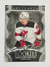2024-25 Upper Deck Artifacts Devils Graeme Clarke Silver Rookie /999 #198