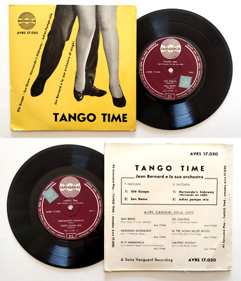7'' 45 Runden Jean Bernard und sein Tanghiorchester Tango Time Italy Vintage