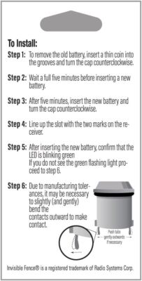 Dog Collar Batteries Invisible Fence 3-Pack Replacement Battery For Invisible Fence Dog Collar (Models R21, R22, R51) Dog Fence Collar - Foto 8