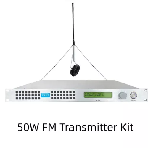 50W FM Broadcast Transmitter for Radio Station Long Range Radio transmitter
