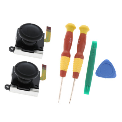 6x Switch Joy-con Gamepad L / R Joystick 3D Rocker mit   Reparatur Werkzeuge