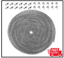 200 Inch Ceiling Fan Pull Chain, Upgrade Rust Proof 3.2mm Beaded Pull Chains E