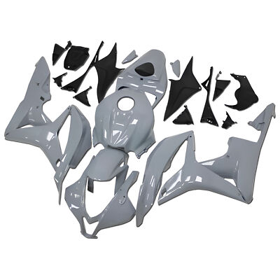 #ad #ad Cement Gray ABS Full Fairing Kit for Honda CBR600RR 2007 2008 Injection Bodywork $377.95