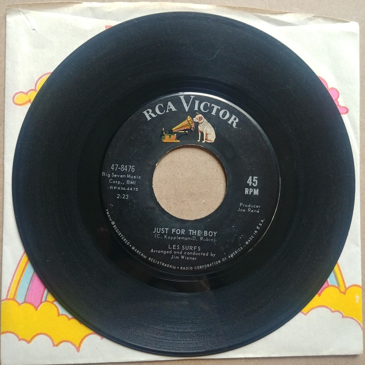 LES SURFS Stop/Just For The Boy RCA 45 7