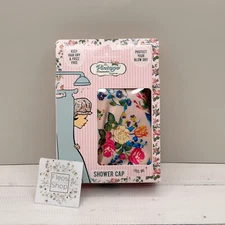 The Vintage Cosmetic Company Shower Cap - Pink Floral