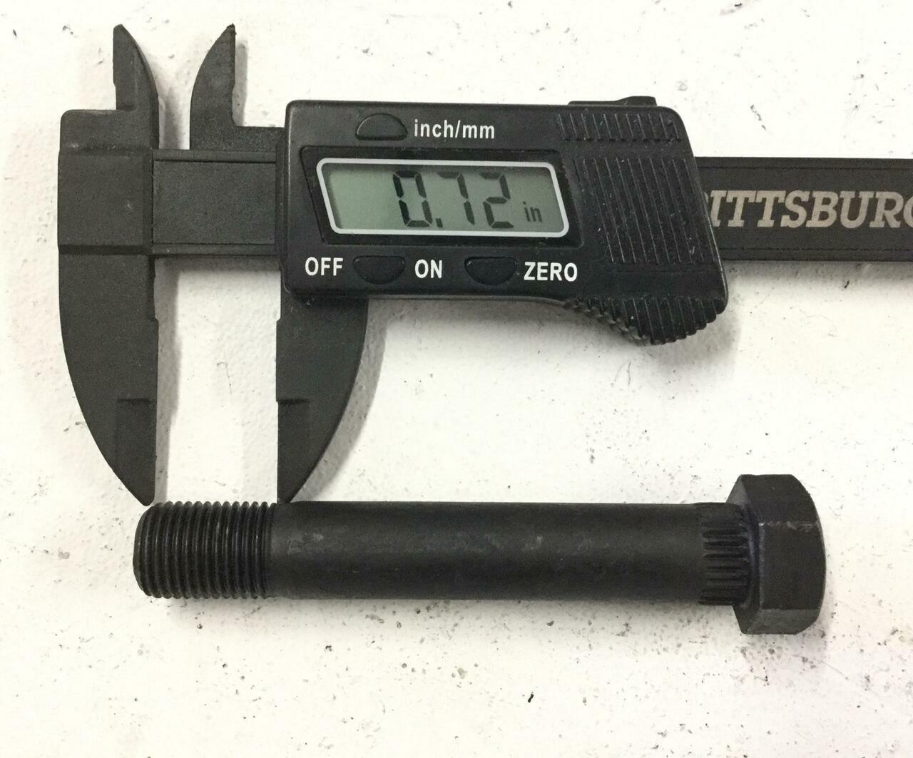 (4) Trailer leaf spring shackle bolts 9/16"18 x 31/2" w/ lock nuts