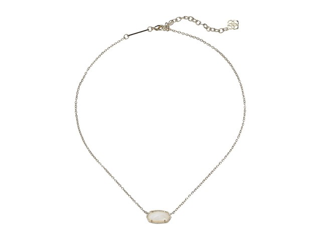 Kendra Scott Gold White Pearl Small Elisa Pendant Necklace Jewelry Accessory New
