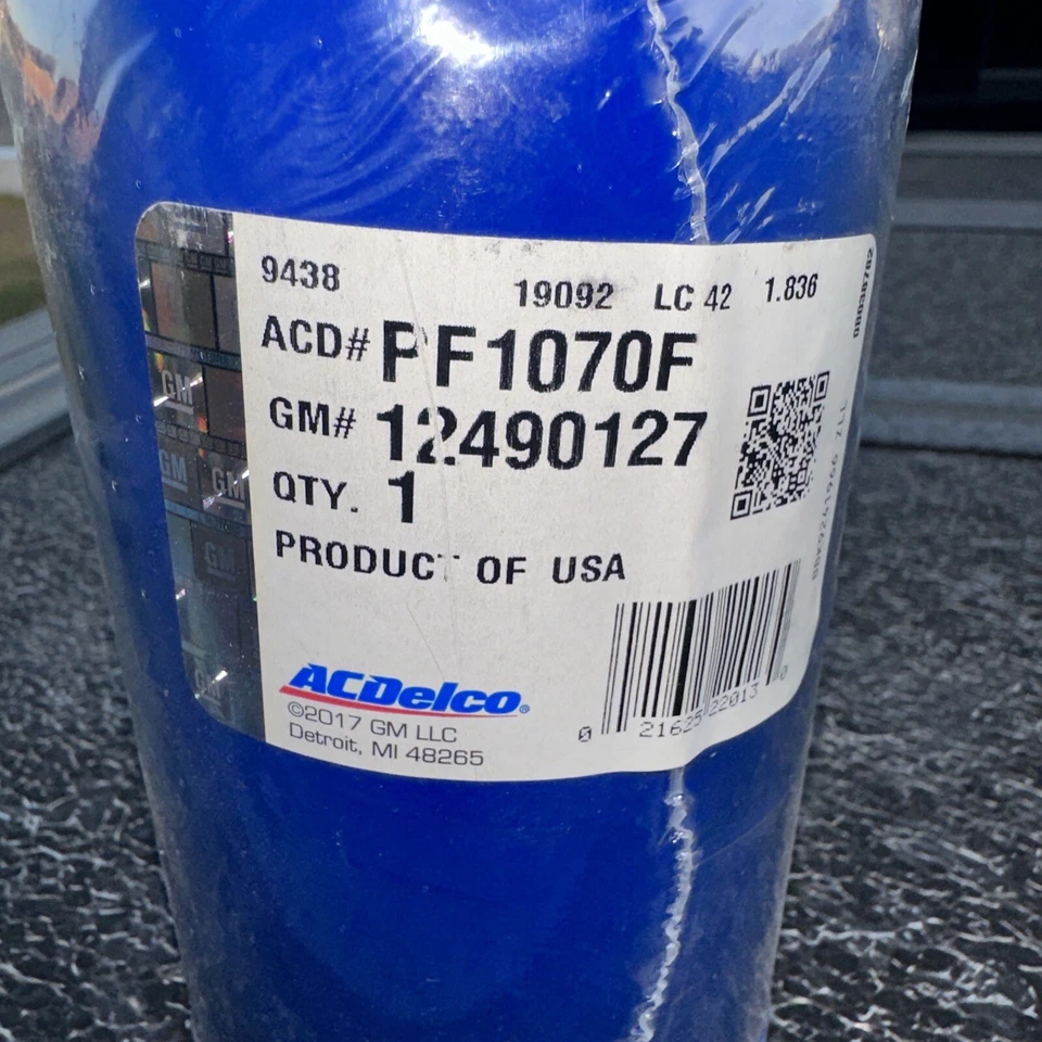 Filtro de aceite AC Delco PF1070F para Dodge Ram Cummins turbo diésel 5,9 L 6,7 L, paquete de 12 Foto 2 de 4