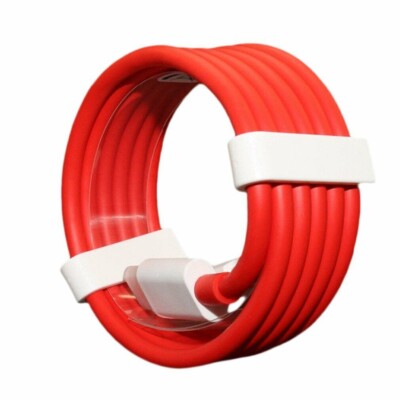 Cavo di tipo C per OnePlus Nord 2 5G, cavo USB intrecciato in nylon, 1,3 m, cavo di ricarica / sincronizzazione rapido, trasferimento dati di tipo C, colore: nero