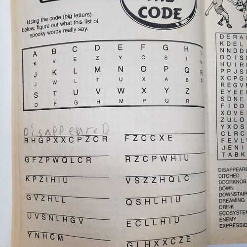 Shivers Puzzle & Activity Book Vintage 1997 USED AS IS Crosswords Word Search - Picture 7 of 23