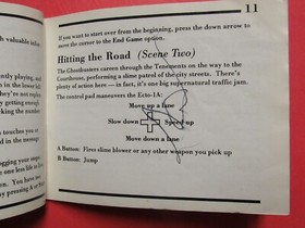 GHOSTBUSTERS II Instruction manual only - no game .... NES Nintendo