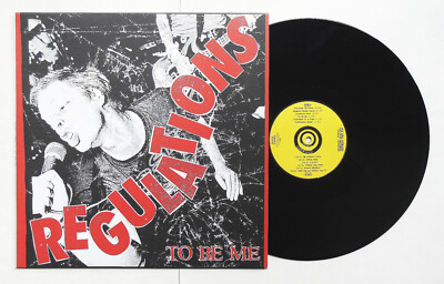 Regulations - To Be Me LP EUROPE PRESSING Masshysteri Vectors Nitad Sweden Punk