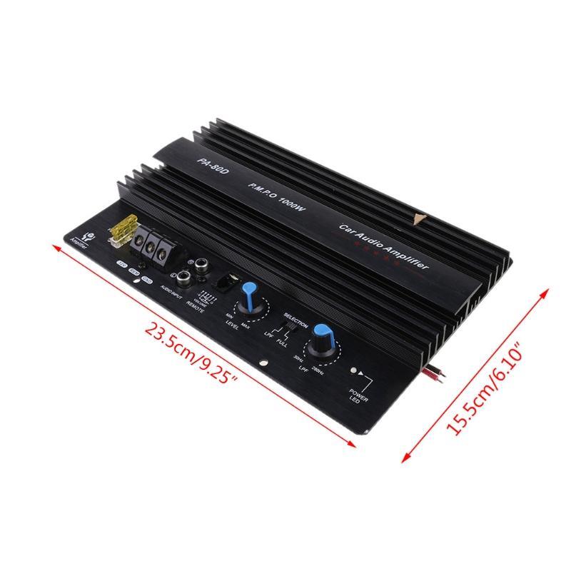 PA80D 12V 1000W Mono Car Audio Power Amplifier Bass Subwoofer