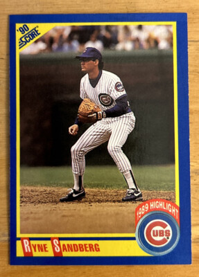 1990 Score Ryne Sandberg Baseball Card Error (No Position) #561