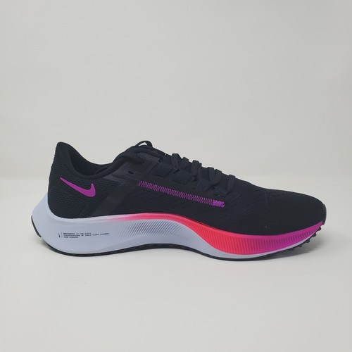 Nike Air Zoom Pegasus 38 Men's Size 10.5 Black Hyper Violet CW7356-011 - Picture 6 of 11